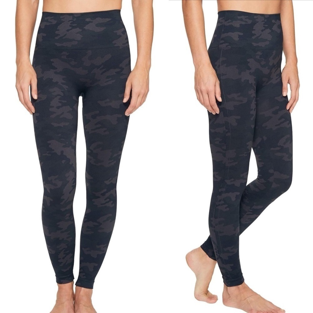 Spanx Look at Me Now Camo Seamless Leggings Size Medium NEW